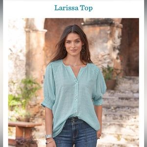 Sundance light blue Larissa top size M
